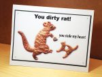 You Dirty Rat Greeting Card