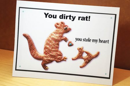 You Dirty Rat Greeting Card