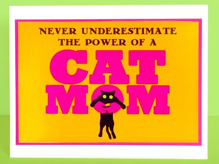 Power of Cat Mom Card
